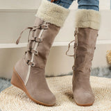 Breakj Lady Cotton Boots After Matte Tuxedo High Boots Sleeve Slope And Snow