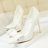 Shoes Bow Woman Pumps Sexy High Heels Shoes Women Stiletto Casual Women Heels Office Shoes Women Basic Pump Ladies
