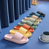 Thick Platform Cloud Slippers Summer Beach Eva Soft Sole Slide Sandals Leisure Ladies Indoor Bathroom