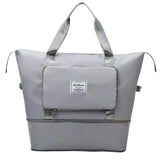 Oxford Handbags Outdoor Waterproof Foldable Travel Bag Large Capacity Tote Bag Gym Shoulder Bag Women's Bag