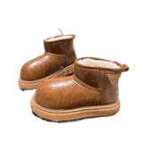 Breakj High Quality Bright Leather Snow Boots Winter Warm North American Hot Style Comfortable Warm Not Stuffy Feet