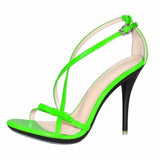 Women Slippers Popular Fashion Summer Women Mules Casual Female Shoes Pumps High Heels 11CM Peep Toe Slipper Stilettos