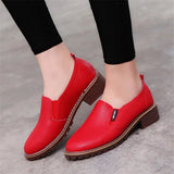 2020 New Style Spring Autumn Women Shoes Round Toe Oxford Shoes Woman PU Women Bullock Shoes Free