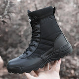 Winter Men Army Military Boots Special Force Tactical Desert Combat Ankle Boats Outdoor Leather Snow Hiking Boots Big