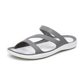 Plus Thicken Sandals Slip on Woman Croc Anti-Skid Hole Jelly Shoes Flat Garden Beach Plus Size Sandalias De Verano Para