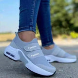 Femme Platform Sneakers 2021 Fashion Casual Sports Shoes Women's Velcro Wedge Running Shoes Size 43 Zapatillas
