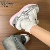 Breakj And Winter Fashion Small White Shoe Board Shoes Female Lightning Merad Color Department Dopamine Super Heighten Four Seasons Hot