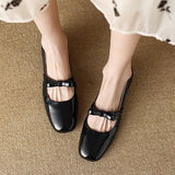 Retro Low Heel Thick Heel Bow Mary Jane Shoes Female Autumn 2024 New Patent Leather Shallow Mouth College Wind Single