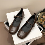 Vintage Shoes Comfortable Temperament Fashion Shoes 2024 Round Head French Early Spring New Style Mary