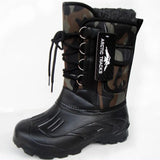 TRACKS Brand Autumn Winter Warm Men Fashion Snow Boots Military Fishing Skiing Waterproof Simple Casual Mid-calf