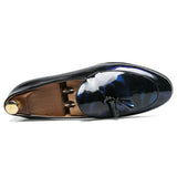 Leather Oxfords Shoes Men Loafers Casual Slip on Men Dress Shoes Italian Graceful Wedding Party Shoes Men Moccasins