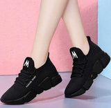 Platform Sneakers 2020 New Spring Fashion Women Casual Shoes Breathable Mesh Shoes Woman Black Sneakers Tenis