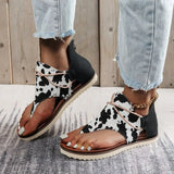 Breakj Spring And Summer New Plus Size 44 Sandals Women's Lightweight Flat