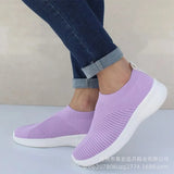 Breakj Large-Size Women's Shoes Autumn Lazy Shoes One Foot Pedal Women Breathable Sports Low-Help Casual Shoes Single