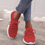 Sneakers 2021 Breathable Knitted Casual Autumn Socks Shoes Lace Up Ladies Shoes Female Students Vulcanized Running