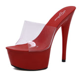 Breakj Autumn Night Club Sex Women's Shoes Waterproof Platform Roman Fish Mouth Lady Ultra High Heel