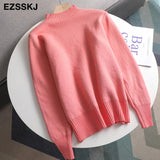Autumn winter cashmere basic warm Sweater velvet Pullovers Women female fur thick Turtleneck sweater knit Jumpers