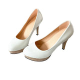 Breakj Spring And Autumn New Large-Size Round Head Thin And Fashionable Shallow Foot Single Shoes