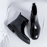 Breakj Boots High Boot Side Zipper Casual Leather Boots 2023 New