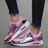 2021 New Ladies Casual Shoes Couple Air Cushion Sneakers Fashionable Women Breathable Ladies Sports insole Zapatillas