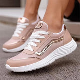 New Women Sneakers Lightweight Casual Shoes Mesh Breathable Sports Shoes Soft Bottom Damping Dancing Fitness Running