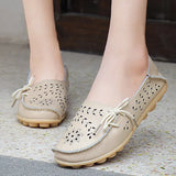 Leather Women Flat Shoes Ballet Trainer Leisure Shoes Woman Flower Sneakers For Women 2021 Candy Color Nurse