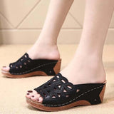 Women Sandals Designer Shoes Woman Thick Sole Platform Sandals Woman Comfortable Ladies Sandals Beach Femmes