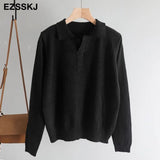 spring autumn thin oversize sweater pullovers Women basic loose square neck cashmere sweater female knit