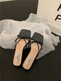 Breakj Small Cool Slippers Children 2025 Summer New Wear Daily Flat Bottom One Word Out Women's