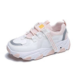 Chunky Sneakers Vulcanized Mesh Lace Up Shoes Female Comfortbale Flat Woman Platform Ladies Fashion Casual