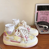 Breakj Star Plate Shoes Women 2025 Autumn New Korean Version Of The Flat-Soled Casual Shoes In The Trend Of The Students Single