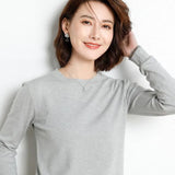 Sweater 2020 New O-neck Female Long-sleeved Knitted Pullover Jumper Pull Femme Clothes White Loose Thin Korean Plus
