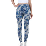 Leggings Women's Space Dark Blue Leggins Print Pants High Quality Fitness Trousers Mujer Hot Gym Stretch