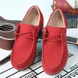 Leather Casual Women Shoes Korean Version of The Four Seasons Shoes Sneakers Women Platform Shoes Lace Up Shoes