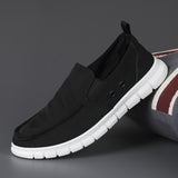 Breakj Summer New Men's Canvas Shoes Can Beperilable Light Casual Shoes One Foot Pedal Men's Shoes Old Beijing Cloth