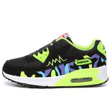 Running Sneakers Lace-up Air Cushion Breathable Mesh Sport Shoes Ladies Gym Sneakers Basketball Trainers Shoes