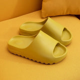 Men and Women Slippers Non-slip Beach Slides Bathroom Eva Shoes Thicken Solid Color Home Indoor Shoes Shower
