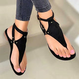 Women Sandals Soft Flats Sandals Summer Shoes Woman 2021 New Summer Sandals Women Flip Flop Plus Size 43 Elegant Chaussure