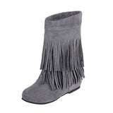 Breakj Boots In Autumn And Winter Increased Boots Large Size Women's Boots