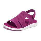 2021 New Women's Soft & Comfortable Sandals Mesh Upper Breathable Sandals Adjustable Cross-strap Design women