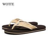 Men Flip Flops Comfortable Slippers Men Beach Sandals Shoes for Men Slippers Big Size40-48 Casual Shoes zapatos para