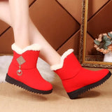Boots Women Winter Shoes Woman Non Slip Boots Crystal Casual Ankle Boots Ladies Warm Plush Comfort Female Footwear
