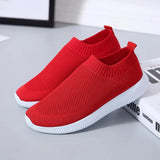 women's sneakers Vulcanized Shoes Sock Sneakers Women Slip On Flat Shoes Women Plus Size Loafers ladies shoes
