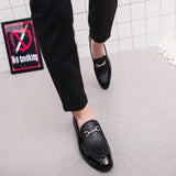 Pointed Toe business Dress Shoes Men Loafers Leather Oxford Shoes for Men Formal Mariage slip on Wedding party Shoes