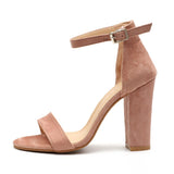 Women Sandals Ankle Strap Summer Shoes Woman High Heels Sandals Plus Size 43 Chaussures Femme Open Toe Women Summer
