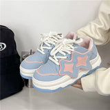 Women's Board Shoes 2024 New Women's Shoes Spring And Autumn Korean Version Of Low-Help Students' Casual Shoes Women's Color Sports