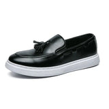 Classic Men's Casual Shoes Leather Loafers Office Shoes for Men Driving Moccasins Comfortable Slip on Party Fashion