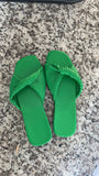 Flat Bottom Slipper Female Solid Color Side Exposed Beach Cool