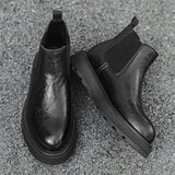 Breakj Boots Men's Fall Locomotive Smoke Boots High Bang Martin Boots