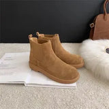Slim And Comfortable ~ Casual Platform Snow Boots Women's Low-Slip Cotton Boots And Fluffy